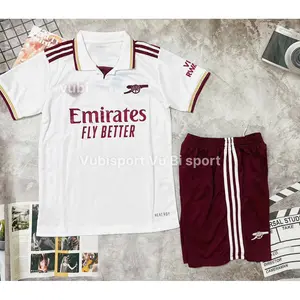 Arsenal football sportswear set, white 25/26 polo shirt