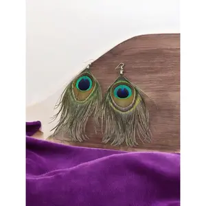 Birds of a feather teal earrings