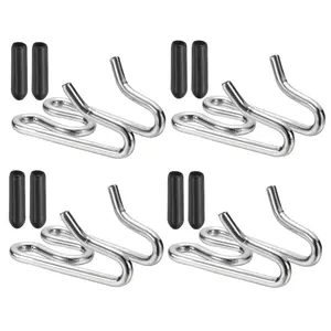 PETAXCELL Dog Collar Extra Links, Prong Collar for Pets Stainless Steel Pinch Dog Training Collar 3.4mm, (Silver, 4sets)/ Intended for Small / Medium / Large Dogs Training