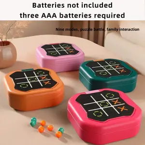 New Smart Tic-Tac-Toe, Children's Educational Multi-Mode Toy, Strategy Board Game Handheld Electronic Game Console, Logic Thinking Training Parent-Child Interactive Family Board Games Toy, Holiday Gift