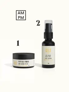 The GILD Easy 2-Step - Peptide Power Anti-Aging Eye Gel & Age Guard Daily Dose Face Cream - **All Ages All Skin Types**