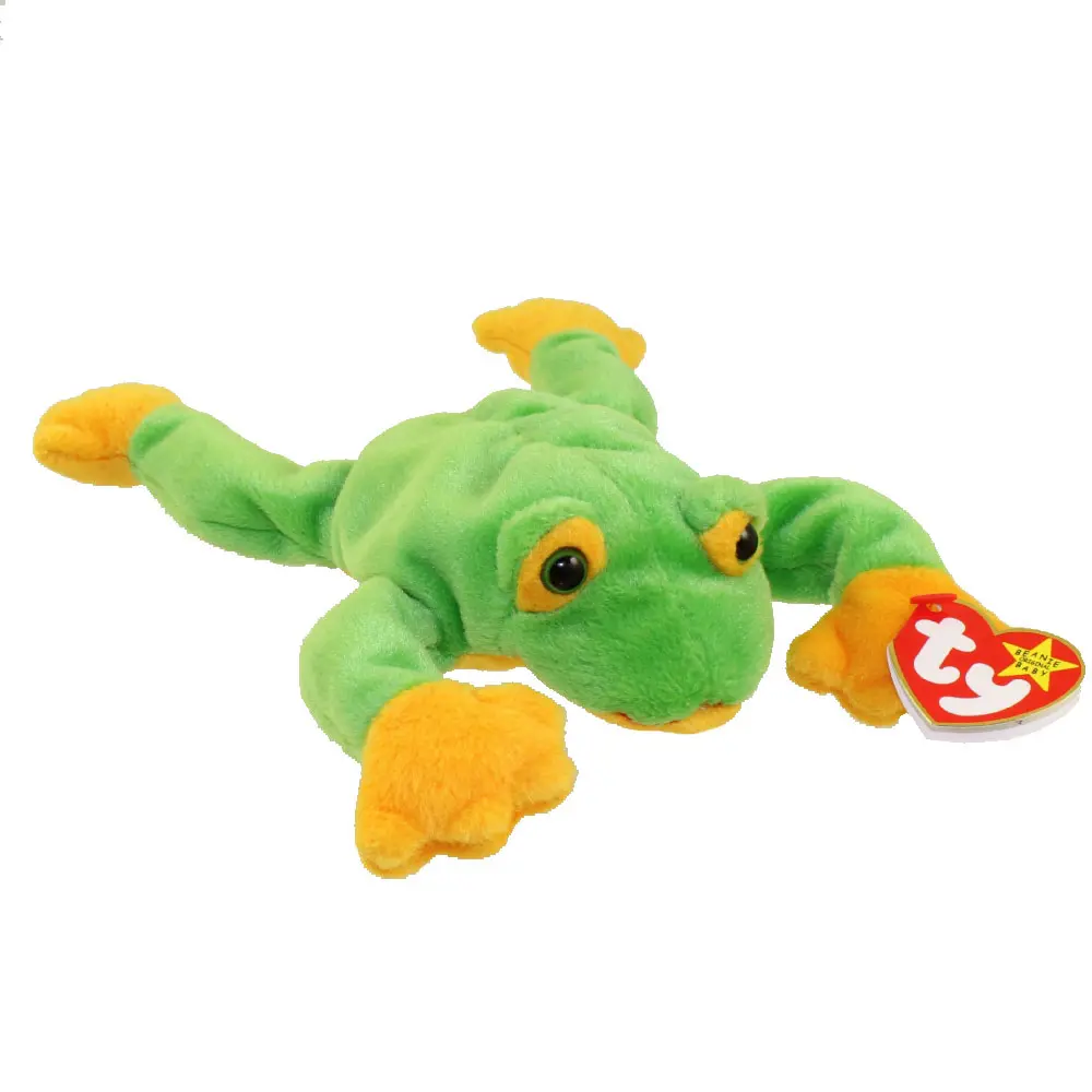 TY Beanie Baby - SMOOCHY the Frog (8 inch) - MWMTs