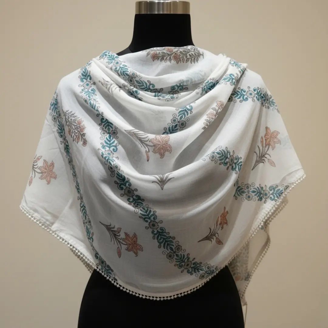 Weathered Bloom scarf & muffler
