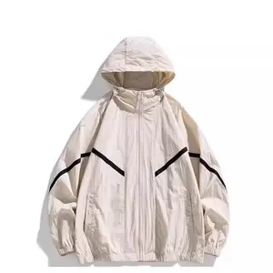 Ice silk sun-protective clothing, outdoor jacket, men's summer thin breathable sun-protective jacket