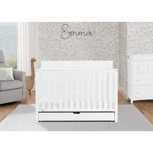 Logan 6-in-1 Convertible Crib with Underdrawer Logan 6-in-1 Convertible Crib with Underdrawer