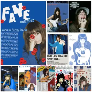 Faye W-Webster Poster Bedroom Home Decor Art Poster Perfect Gift for Family and Friends