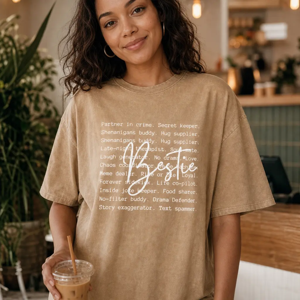 Bestie Definition Shirt Women Best Friend Graphic Tee BFF Gift