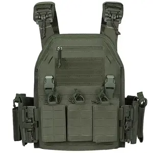 One-Click Quick-Detach Lightweight Hunting Vest, Expandable & Detachable, Laser Cut Holes, Wear-Resistant Anti-Tear, Suitable for Outdoor Adventure