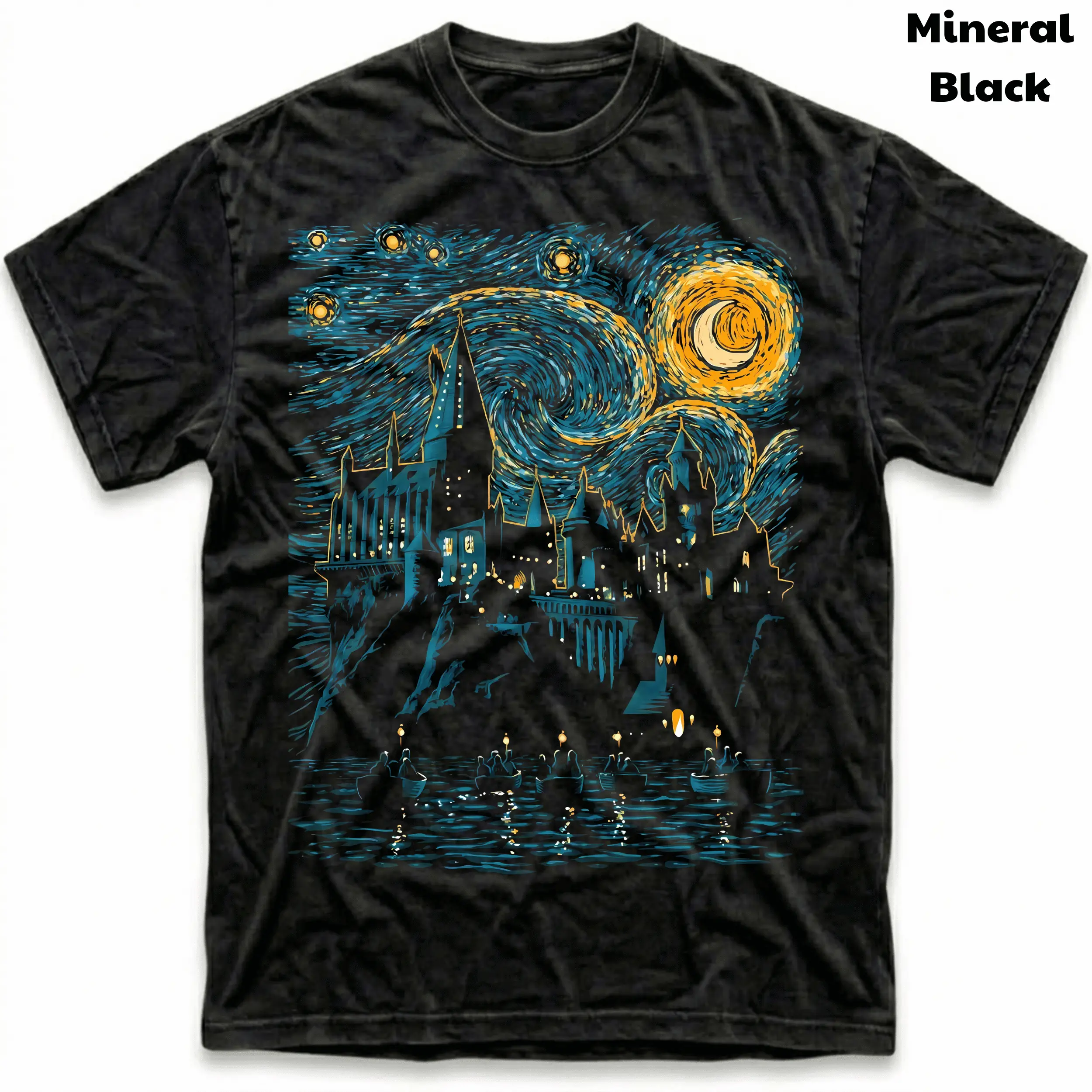 Men's and Women's T-Shirt, Vintage Hogwarts Graphic Tee, Movie Tee, Unisex Gift T-Shirt, Gothic Grunge Y2K Emo Scene Amity Affliction Style Clothes Menswear Womenswear Streetwear