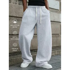 2-pack men’s casual athletic pants—essential men’s fashion for spring, summer, and autumn; loose, comfortable, versatile casual trousers suitable for outdoor activities, home office, and various sports/casual occasions.