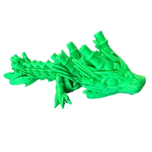 Articulated Flexi Dragon | 3D Printed Poseable Figurine | Desk Toy & Collector Piece