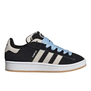adidas Womens Campus 00S Lace Up Sneakers Shoes Casual - Black