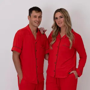 Mistletoe Moments - Long Sleeve Button Down Top