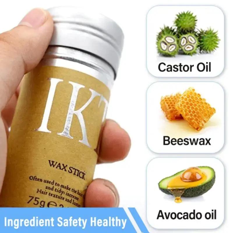 4 Counts Hair Styling Wax Stick Set with Brush & Combs, Long Lasting Non-Greasy Hair Wax Stick for Flyaways, Wigs & Loose Strands, Moisturizing Non Sticky Hair Styling Product for Men Women, Sleek Shine Finish 4 Counts Hair Styling Wax Stick Set with Brush & Combs, Long Lasting Non-Greasy Hair Wax Stick for Flyaways, Wigs & Loose Strands, Moisturizing Non Sticky Hair Styling Product for Men Women, Sleek Shine Finish