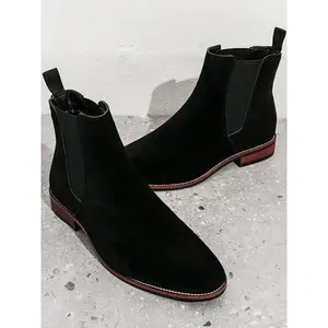 Men's Fashionable Chelsea Boots, Casual Comfortable Ankle Boots for Daily Wear, Fashion Shoes for Party, Daily Clothing Decor, Round Toe Boots