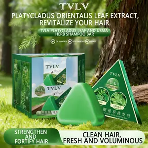 Deep Cleansing Osmanthus Leaf Shampoo Bar, Natural Herbal Hair Care, Anti- Hair & Baldness, Strong Roots, Suitable for Hair & Baldness