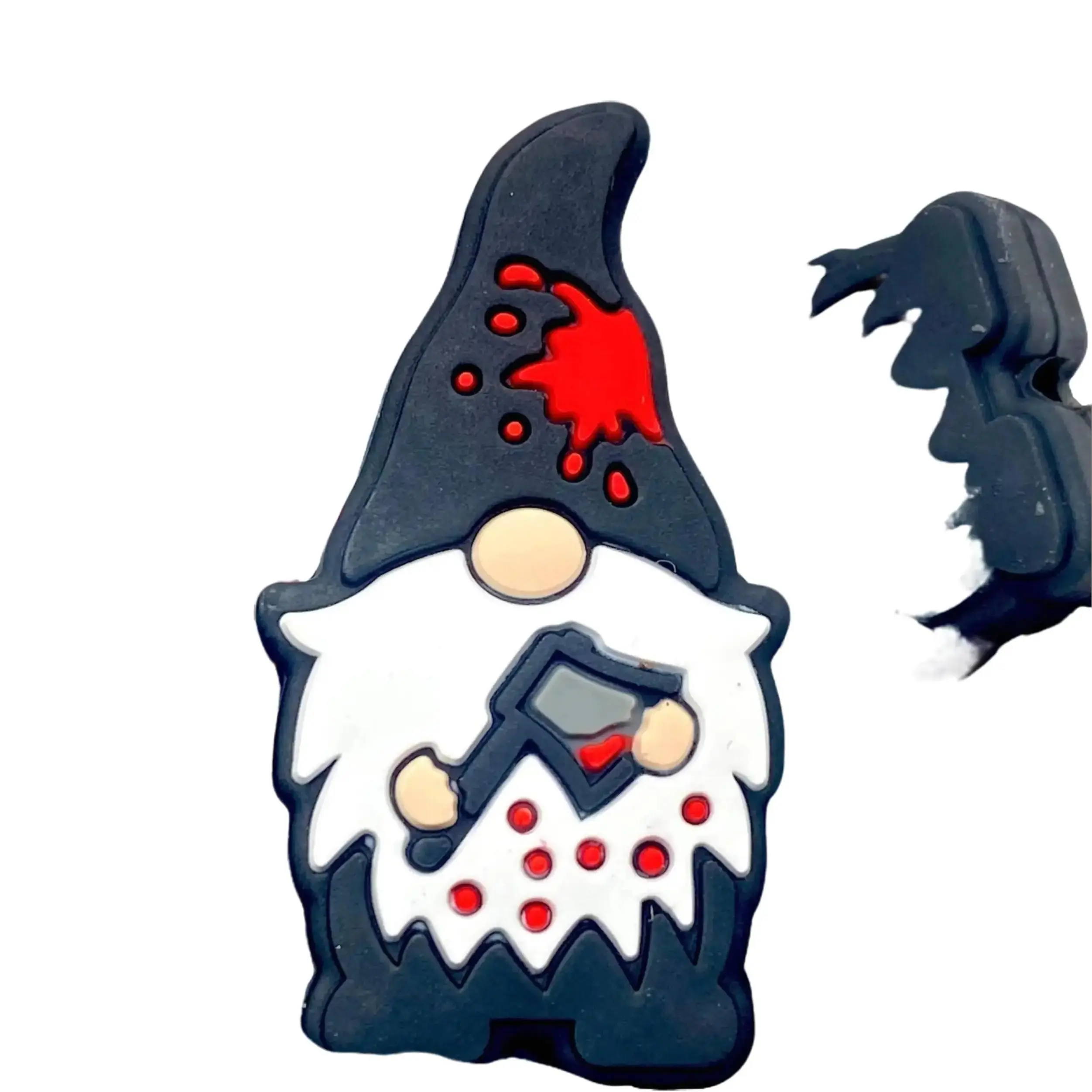 1pc Don't Piss Off The Gnome Silicone Focal Beads | True Crime DIY Beaded