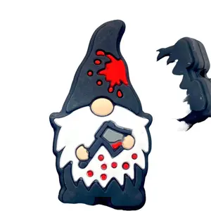 1pc Don't Piss Off The Gnome Silicone Focal Beads | True Crime DIY Beaded