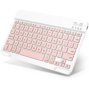 Keyboard for Tablet, iPad, iOS, Android, Windows, Rechargeable Mini  Keyboard, Portable Size Ultra-Slim Design, Speedier Response/Comfortable Typing,
