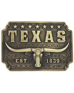 Montana Silversmiths Unisex Classic Texas Longhorn Belt Buckle - A843