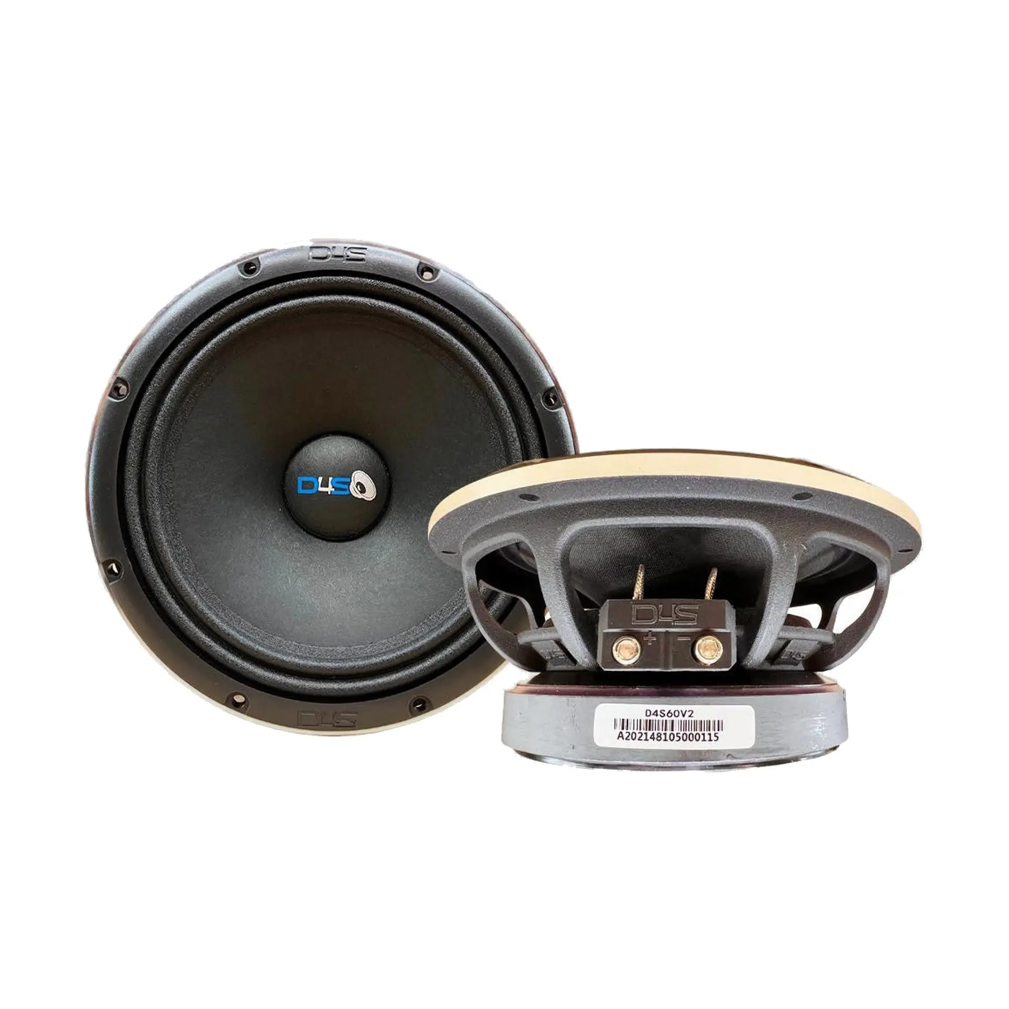 Down4Sound Pro Audio 6.5" D4S-60 V2 Midrange 180W RMS 4 OHM (pair) Spe