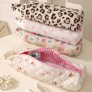 Bow Cherry Hair Tool Storage Bag, Dustproof Zipper Case for Hair Dryer and Styling Tools, Durable and Portable Accessory