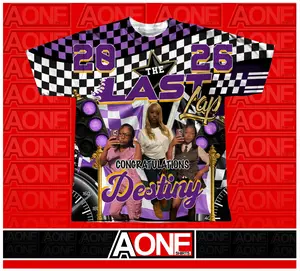 Destiny Last Lap 3D Graduation Sublimation Print Shirt