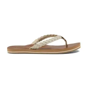 Cobian Women's Bethany Braided Pacifica Sandal - Cream