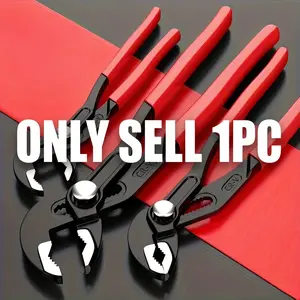 Quick Adjustment Pump Wrench, Large Opening, Multi-Size Fit, Durable Chrome Vanadium Material, Rust Resistant, Non-Slip Handle, Essential Tool, Adjustable Wrench