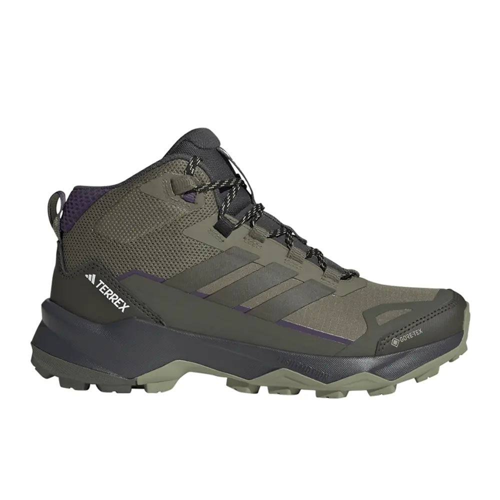 adidas Womens Terrex Skychaser Ax5 Mid Gore-Tex Hiking Hiking Sneakers Shoes - Green