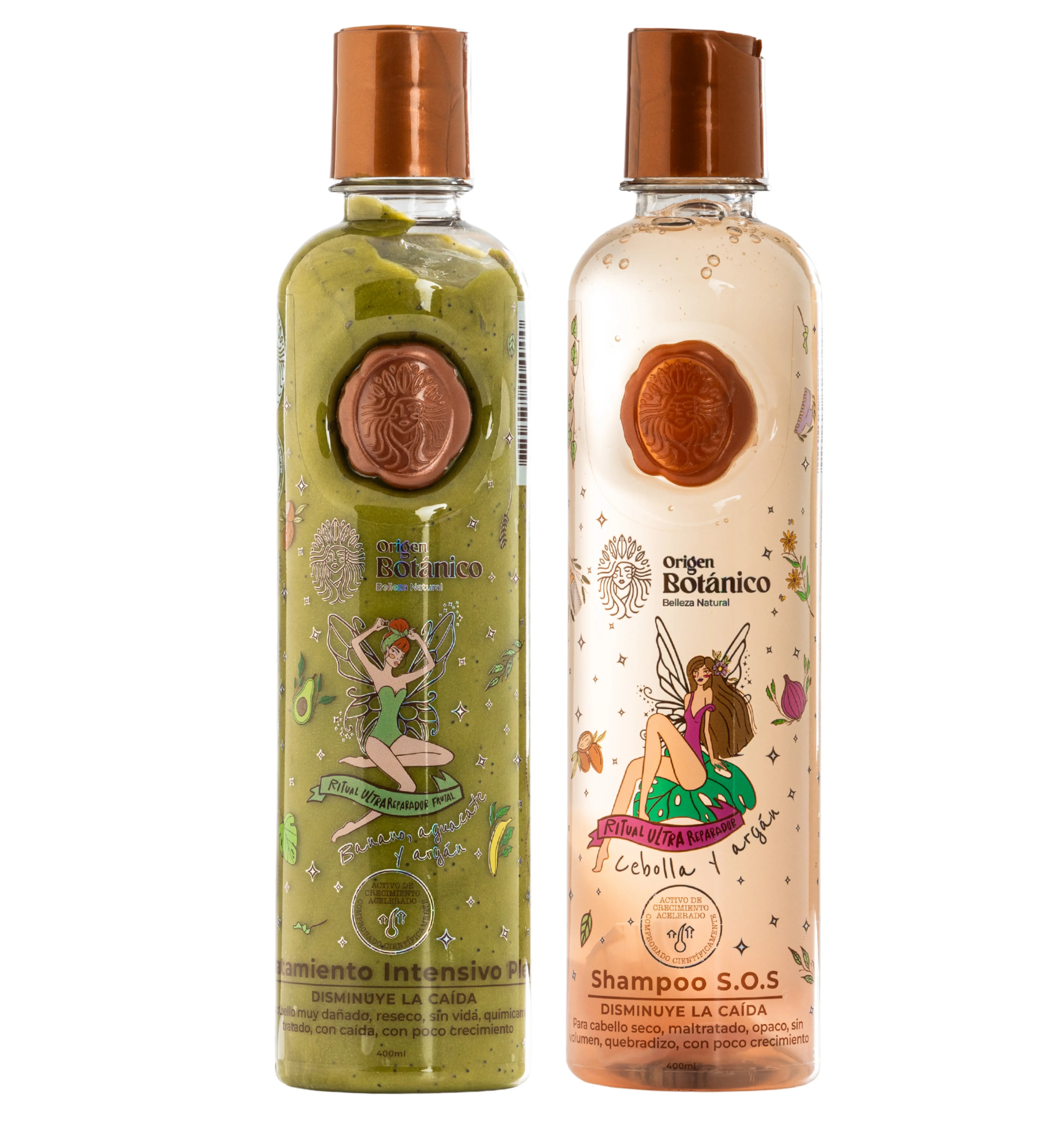 Ritual Botanico S.O.S Ultra Repair Shampoo with Onion & Argan | Intensive Plex Treatment with Banana & Avocado – Colombian Hair Care Kit
