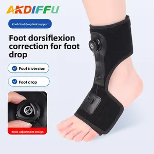 New foot droop knob adjustable ankle fixing belt plantar fascia support plastic support foot droop correction