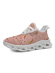 Exclusive Recommendation Starry Sky Theme Kids Sport Shoes, Fashion Art Style, Vibrant Galaxy Pattern, Classic, Comfortable Sole