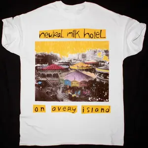 Hot Neutral Milk Hotel On Avery Island White Men T Shirt S To 5xl Gift Fans Hn601785