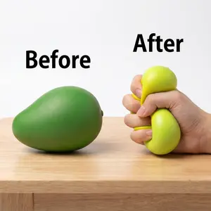 Mango Model Squeeze Toy, Color Changing with Temperature, Perfect for Stress Relief, Finger Relaxation & Arm Workout, Summervibes Gift for All Agesouts & Arm/Finger Recovery Therapy