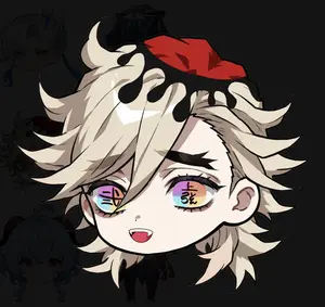 Custom Bobble Head Acrylic (2-piece head/body) with mechanism. Battery not included.