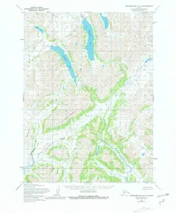 Goodnews Bay C 4 Alaska USGS Topographic Quadrangle Map, 1954, 1:63360