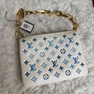 Pre-owned Louis Vuitton Canvas Clutches & Wristlets "By The Pool" Coussin PM Bag