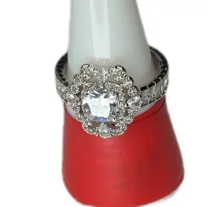 Big Energy Ring (size 7) Rhodium Plating