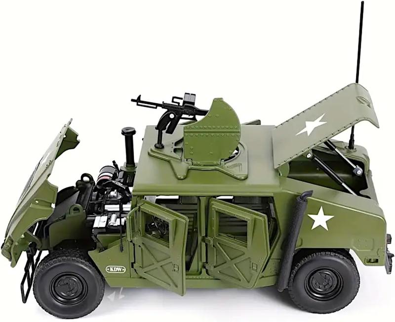 Diecast 1/18 Hmmwv, US Army Utility Truck, Metal Military Armored Vehicle, Heavy Alloy Battlefield Car, Action Play Toy Classic Scale Model, Kids Boys Patriot Gift Adult Craft Collection