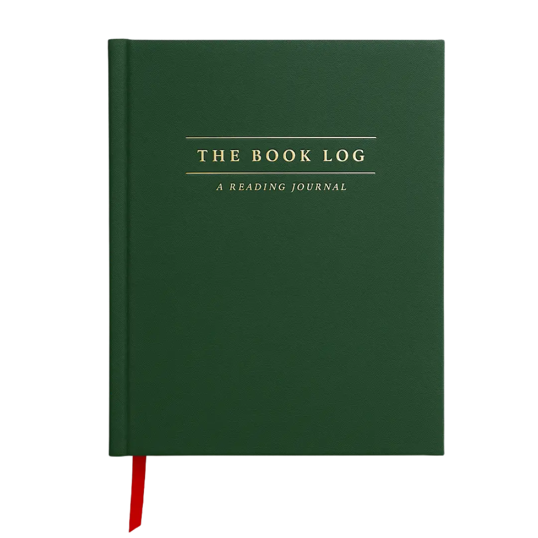 Reading Journal Book Log for Book Lovers – Hardcover Journal with 120 Review Pages | Track & Review Reads, Reading Progress & Club Notes