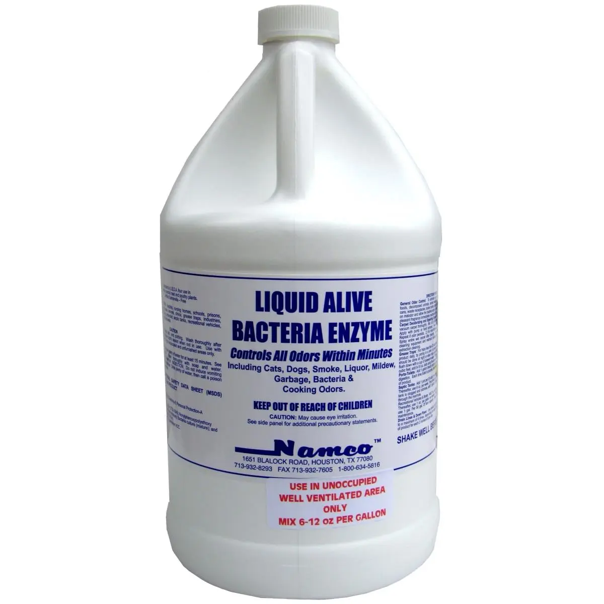 212 MAIN Enzymatic All Purpose Cleaner - 4-Case 1 Gal Liquid Alive Bacteria Enzyme Solution, Household Smoke Odour Control, Hard Surface Floor Disinfectant, Deodorizer Disinfectant