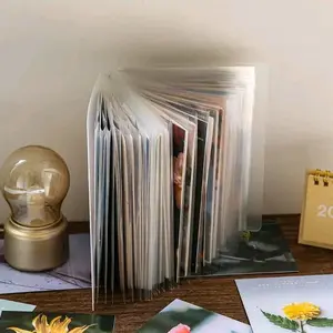 A6 Size Aesthetic Frosted Photocard Binder ✨ Large Capacity Transparent Card Collection Album, Album Photocards, Stickers & Photos