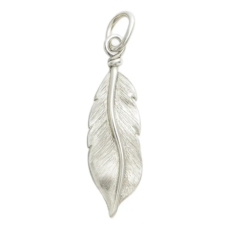 silver feather jewelry 	•	handcrafted feather necklace 	•	handmade silver pendant 	•	Southwestern jewelry 	•	boho western jewelry 	•	artisan silver pendant 	•	feather charm necklace 	•	handmade in Oregon 	•	twisted wire bail pendant 	•	unique gift for her