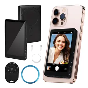 Yatao Selfie Monitor for iPhone, Convert Camera to Selfie Screen, 1500mah Battery, Bluetooth-compatible Remote, Ideal for Tiktok/youtube/vlogging
