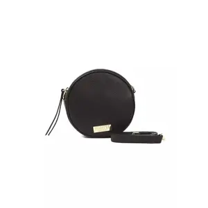 Pompei Donatella Black Leather Crossbody Bag