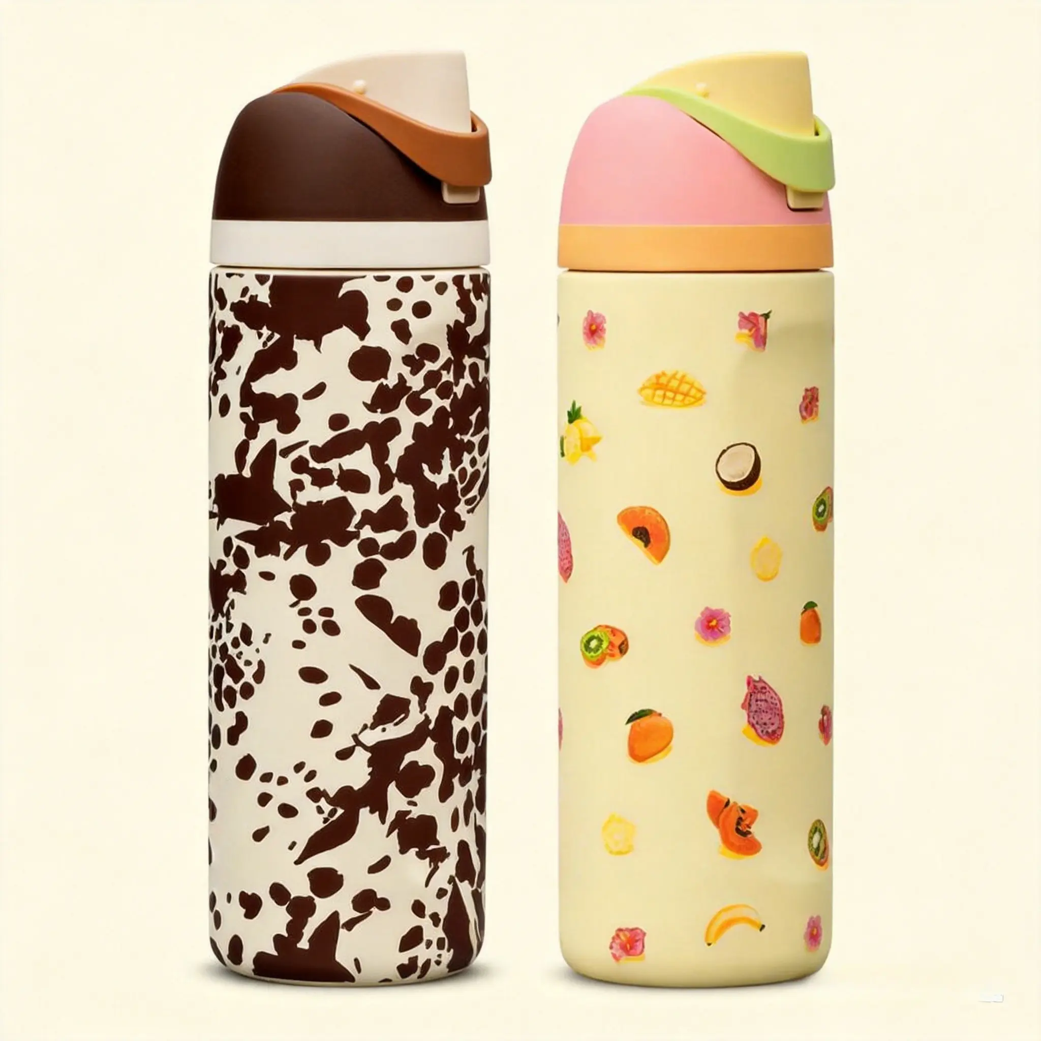 24oz Special Edition 0wala Insulated Stainless Steel Water Bottle with Straw for Sports and Travel, BPA-Free,Cowgirl Core, Just Ripe