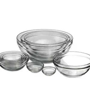 Classic Glass Mixing & Prep Bowls – 10-Piece Set