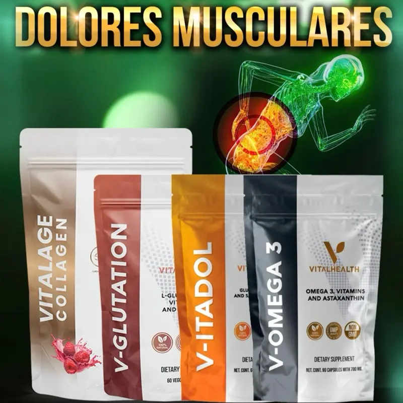 Kit VitalHealth | Apoyo Muscular, Articulaciones y Recuperación Diaria Supplement