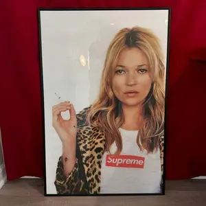 Vintage Kate Moss Poster - Fashion Icon Minimalist Wall Art - Home Decor (No Frame)